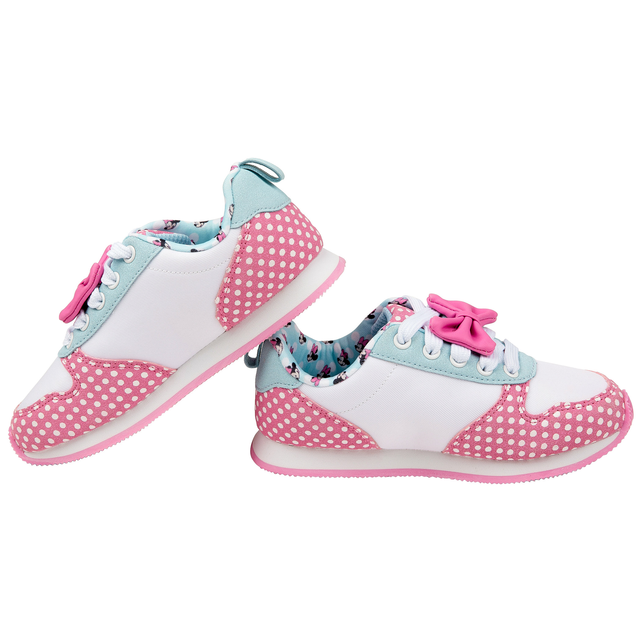 Minnie Mouse Big Pink Bow Girl's Runner Shoes